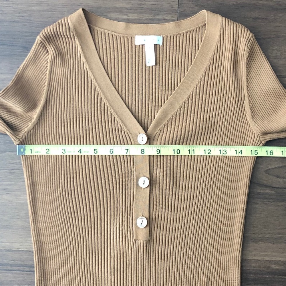 Leith Rib Henley Top - Picture 7 of 10